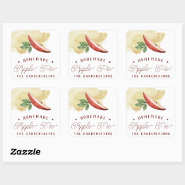 Étiquettes à tarte Apple personnalisés faits maiso