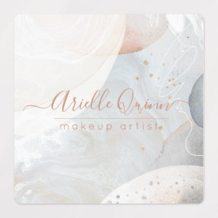 Étiquettes Abstraite Terre Aquarelle Formes Textures