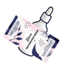 Étiquettes Abstraits de bouteilles de sérum 