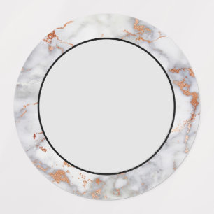Étiquettes Accents de sable et motif abstrait blanc