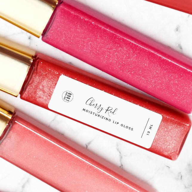 Étiquettes Ajouter Votre Logo Calligraphy Script Produit (Créateur téléchargé)