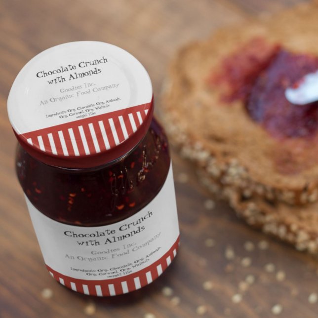 Étiquettes alimentaires de la bande de sucre de ca (Créateur téléchargé)