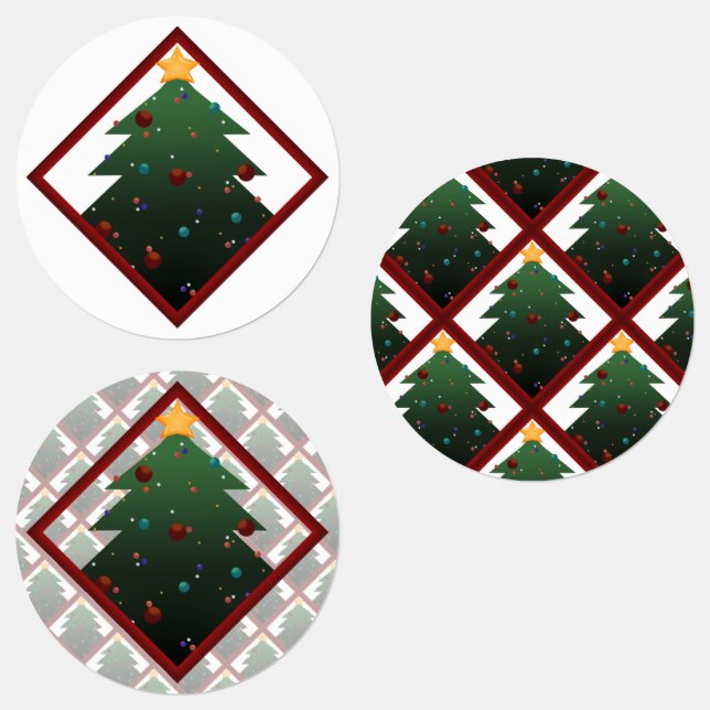 Étiquettes Arbre de Noël (Groupe)