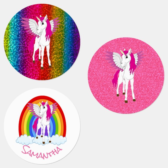 Étiquettes Arc-en-ciel du Parti Unicorne (Groupe)