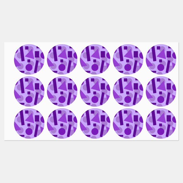 Étiquettes Arte Geométrico (Feuille)