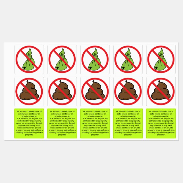 Étiquettes Aucun Carré de chien (Feuille)