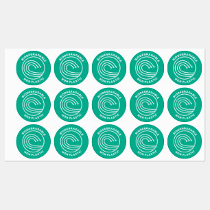 Étiquettes Autocollant/non en plastique biodégradables pour
