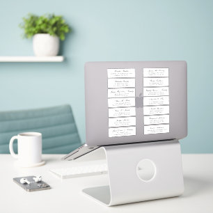 Étiquettes autocollantes personnalisables pour inv