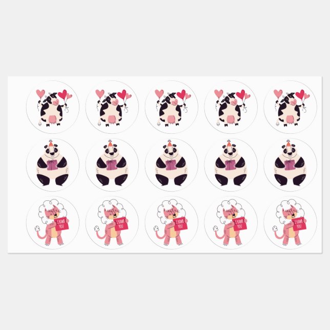 Étiquettes autocollants (Feuille)