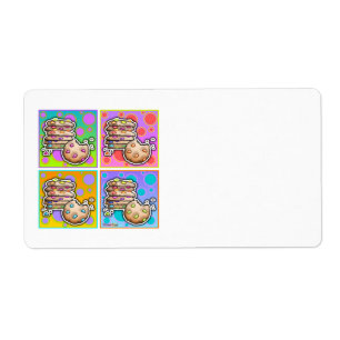 ÉTIQUETTES AVERY - COOKIES Pop Art