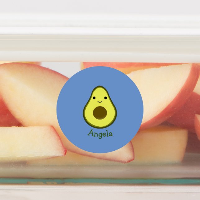 Étiquettes Avocat Kawaii Incroyable (Apposé)
