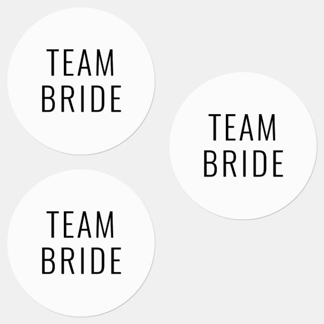 Étiquettes Bachelorette Fête Mariage Favoriser Équipe Mariée (Groupe)