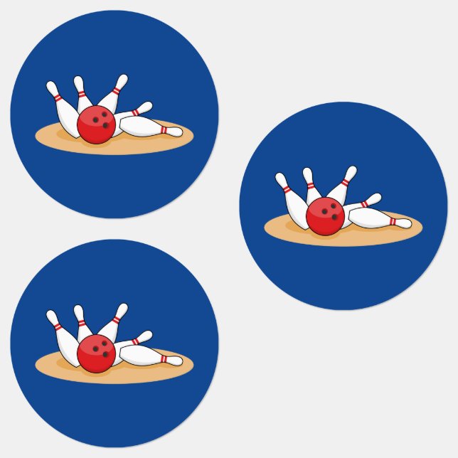 Étiquettes Bowling Ball Stritles (Groupe)