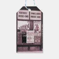 1912 Fenêtre du magasin Vaudeville Manucure Pro-Un