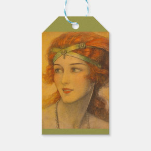Étiquettes-cadeau 1919 rousse