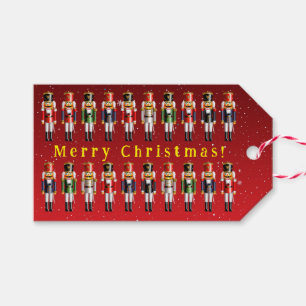 Étiquettes-cadeau 21 Jouets Casse-Noisette de Noël