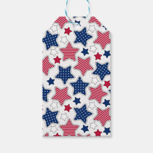 Étiquettes cadeau 4 juillet