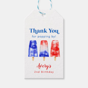 Étiquettes-cadeau 4 juillet Anniversaire