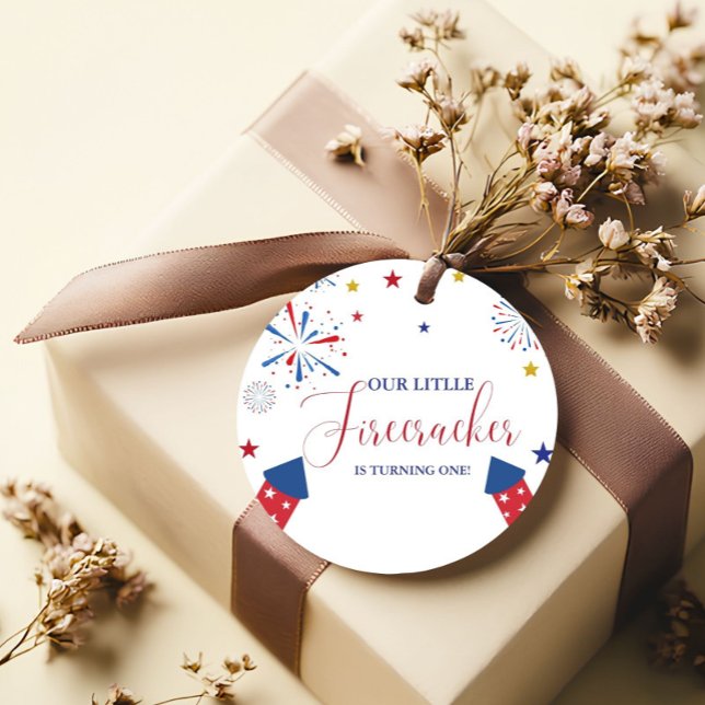 Étiquettes Cadeau 4 juillet fête d'anniversaire de l'indépendance pa (Créateur téléchargé)