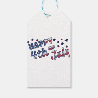Étiquettes-cadeau 4 juillet heureux