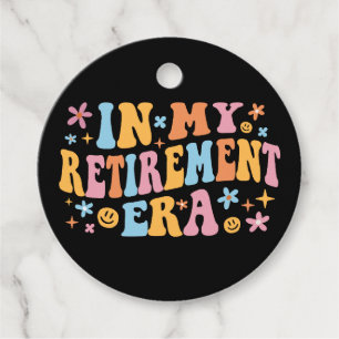 Étiquettes Cadeau A L'Ère De La Retraite I