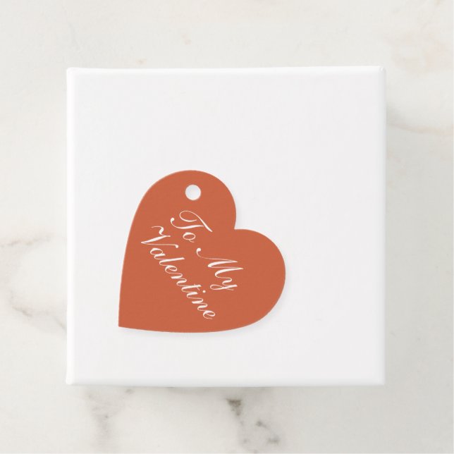 Étiquettes Cadeau À mon coeur valentin (En situation)