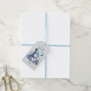 Étiquettes-cadeau À notre bébé Noël petit-fils