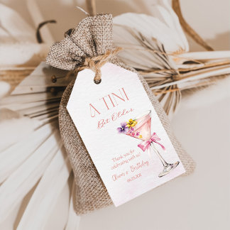 Étiquettes-cadeau A Tini Bit Older Martini 30th Birthday Thanks