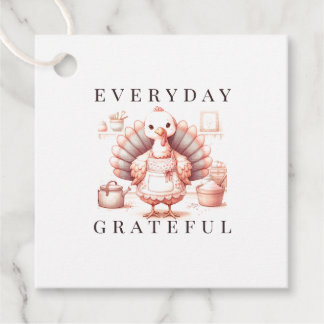 Étiquettes Cadeau Action quotidienne de gratitude pour l'Action de g