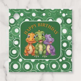 Étiquettes Cadeau Adorable Baby Dinosaur's Party