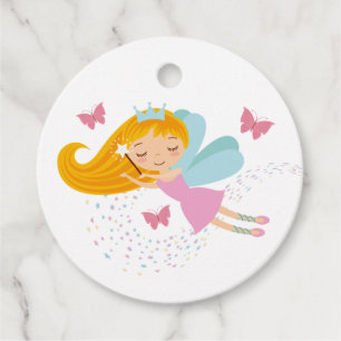 Étiquettes Cadeau Adorable Féerie Princesse Filles Anniversaire