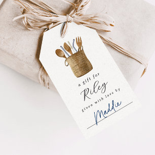 Étiquettes-cadeau Affichage de Salle à Manger pour la Mariée