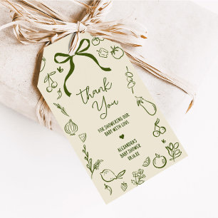 Étiquettes-cadeau Afficher les balises Favour Baby shower cultivées 