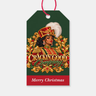 Étiquettes-cadeau African American Christmas Black Woman Nutcracker