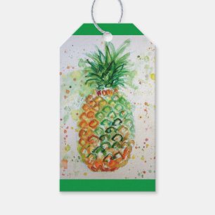 Étiquettes-cadeau Aiguille Fruit Nourriture Tropical Art Orange Lime
