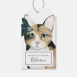 Étiquettes-cadeau Ajoutez votre chat nommé de Downton