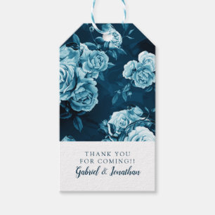Étiquettes-cadeau Ajoutez votre motif   classique nommé de rose de