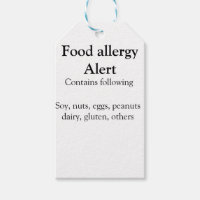 Alerte d'allergie alimentaire ajouter le nom texte