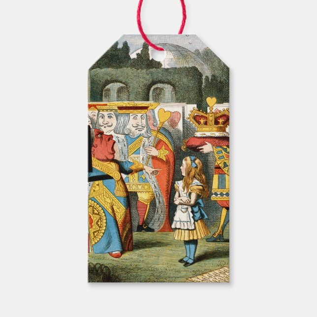 Étiquettes-cadeau Alice à Wonderland (Devant)