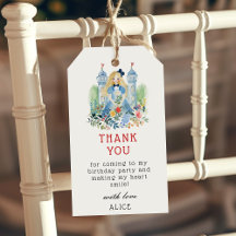 Alice au pays des merveilles Merci de fête d'anniv