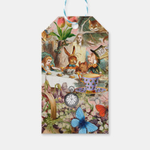 Étiquettes-cadeau Alice au pays des merveilles Thé dansant Art