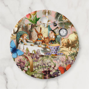 Étiquettes Cadeau Alice au pays des merveilles Thé dansant Art