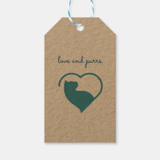 Étiquettes-cadeau amour et pureurs