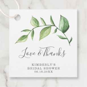 Étiquettes Cadeau Amour et Remerciements Fête de Mariage Champêtre V