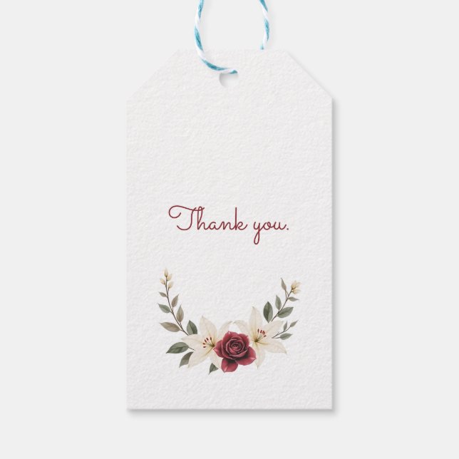 Étiquettes-cadeau Amour Éternel (Dos)