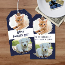 Amoureux des animaux mignons personnalisé deux pho