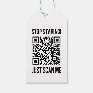 Étiquettes-cadeau Analyser mon code QR pour un démarrage motivant