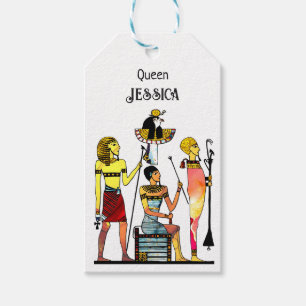Étiquettes-cadeau Ancien Égypte Pharaons Lavish Ormamentation