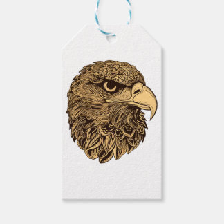 Étiquettes-cadeau Animal à tête d'aigle