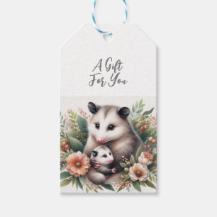 Étiquettes-cadeau Animal de faune Possum